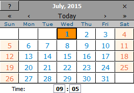 Desktop LevelRequests Calendar