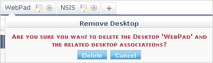 Desktop ManageDesktop RemoveTabPage