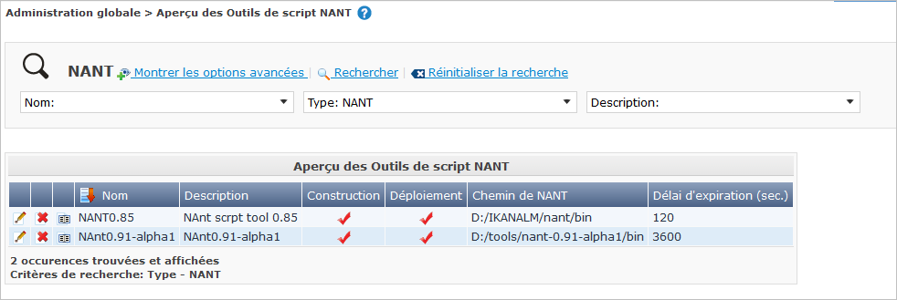 GlobAdm ScriptingTools Overview Nant