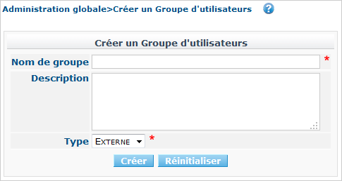 GlobAdm UserGroup Create