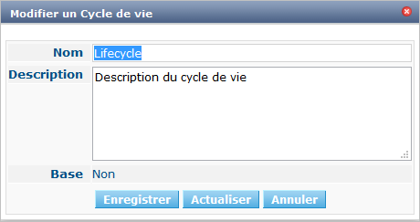 ProjAdmin LifeCycles EditLifecycle Popup