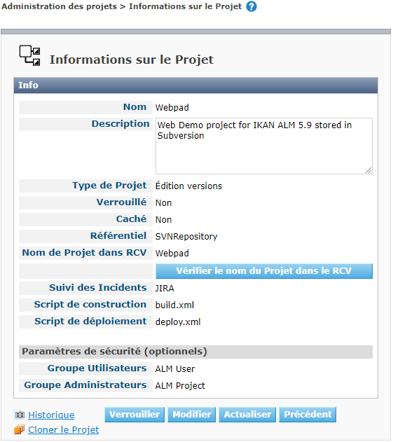 ProjAdmin Projects AdminRights Edit
